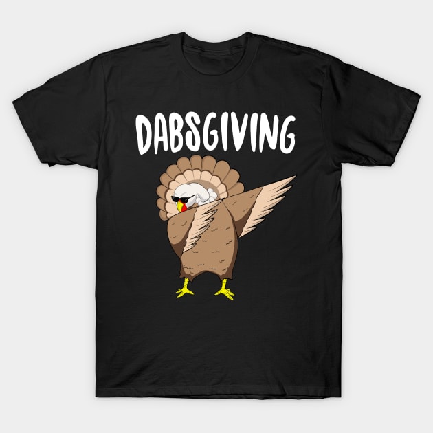 Dabsgiving Dabbing Turkey T-Shirt by Eugenex